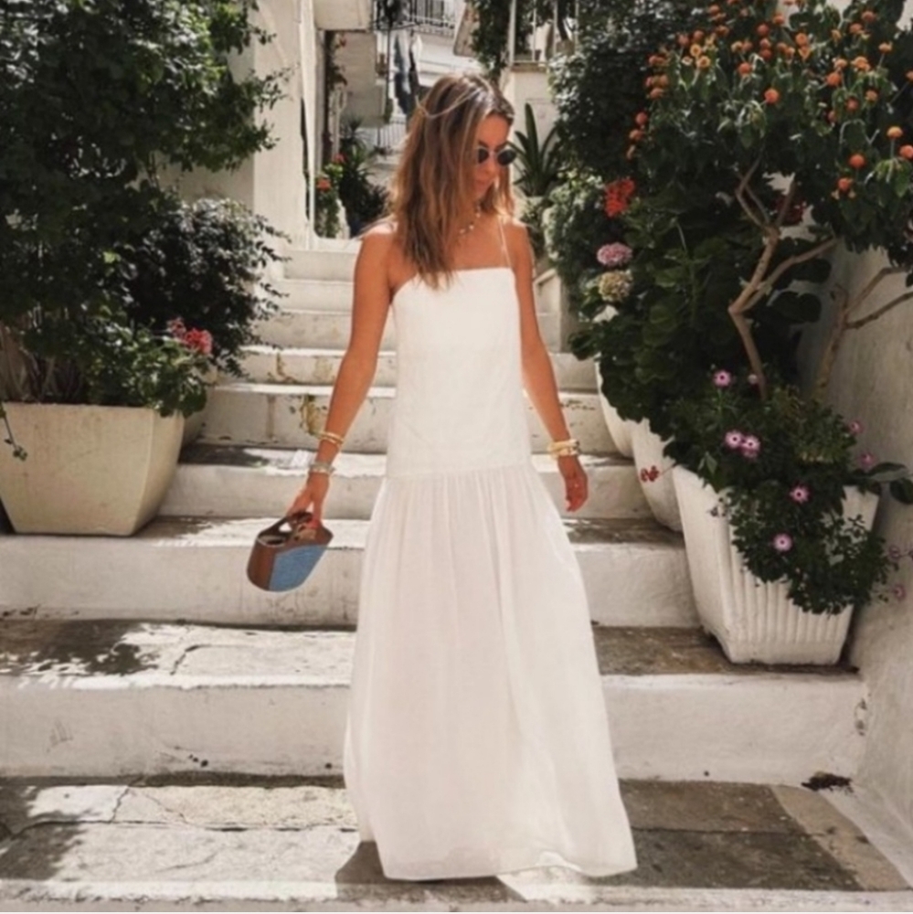 Zara White Maxi Dress - Picture 6 of 15